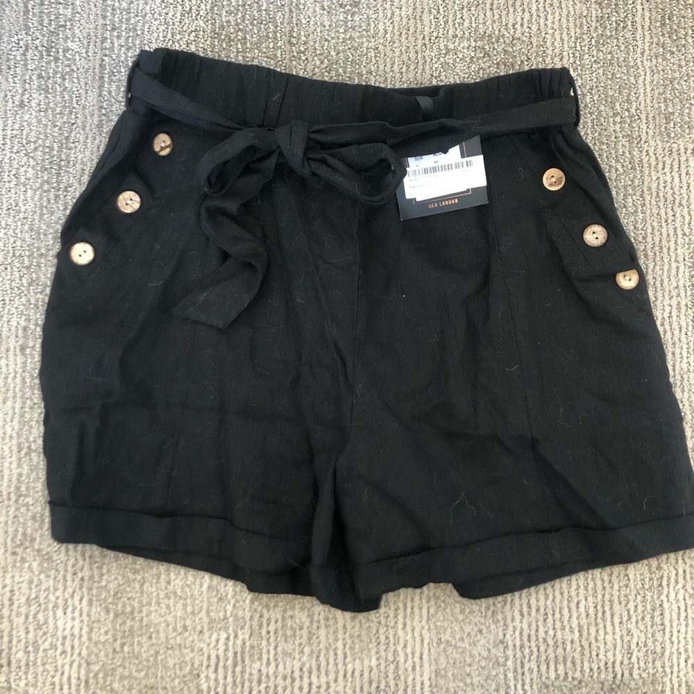 Black Paperbag shorts